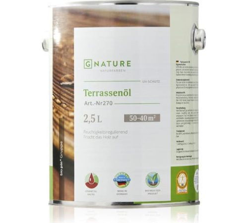 GNATURE TERASZOLAJ 2,5L 